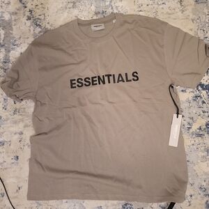 Essentials Men's Tan T-Shirt